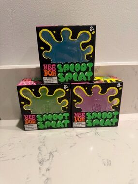 Needoh Sploot Splat Bundle Trio - Blue, Green, Purple